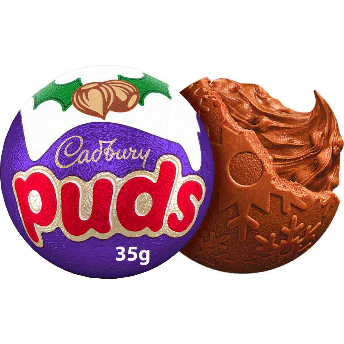 Cadbury Milk Chocolate Christmas Puds 35g
