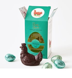 Pump Street, 70% Dark Chocolate Easter Chicken & Eggs