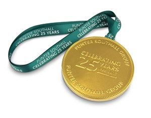 Branded chocolate medal 100mm - Chocolate Gifts Heaven