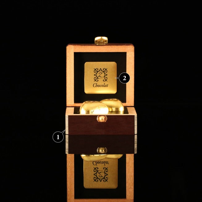 Opal Gold 2 Hearts - Chocolate Gifts Heaven