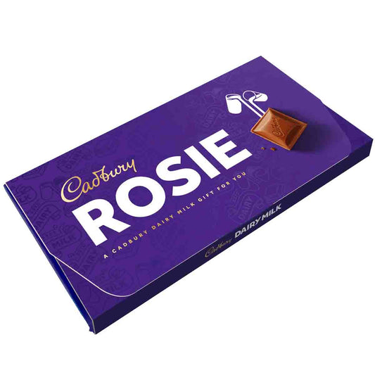 Cadbury Rosie Dairy Milk Chocolate Bar with Gift Envelope - Chocolate Gifts Heaven