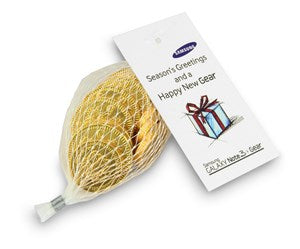 Branded net of gold chocolate coins - Chocolate Gifts Heaven