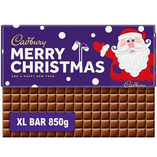 Cadbury Dairy Milk Merry Christmas XL Chocolate Bar 850g