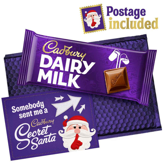 Secret Santa Dairy Milk Chocolate Bar