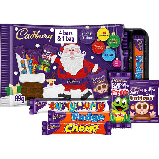 Cadbury Christmas Chocolate Selection Pack 89g - Chocolate Gifts Heaven