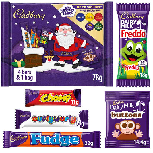 Cadbury Christmas Chocolate Selection Pack 78g