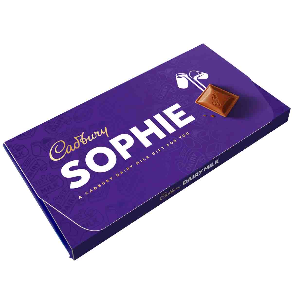 Cadbury Sophie Dairy Milk Chocolate Bar with Gift Envelope - Chocolate Gifts Heaven