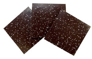 Speckled, dark chocolate panels - Box of 27
