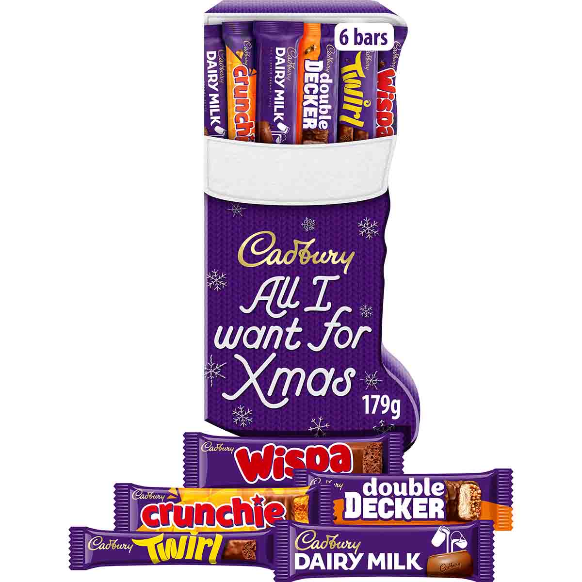 Cadbury Stocking Selection Box 179g - Chocolate Gifts Heaven