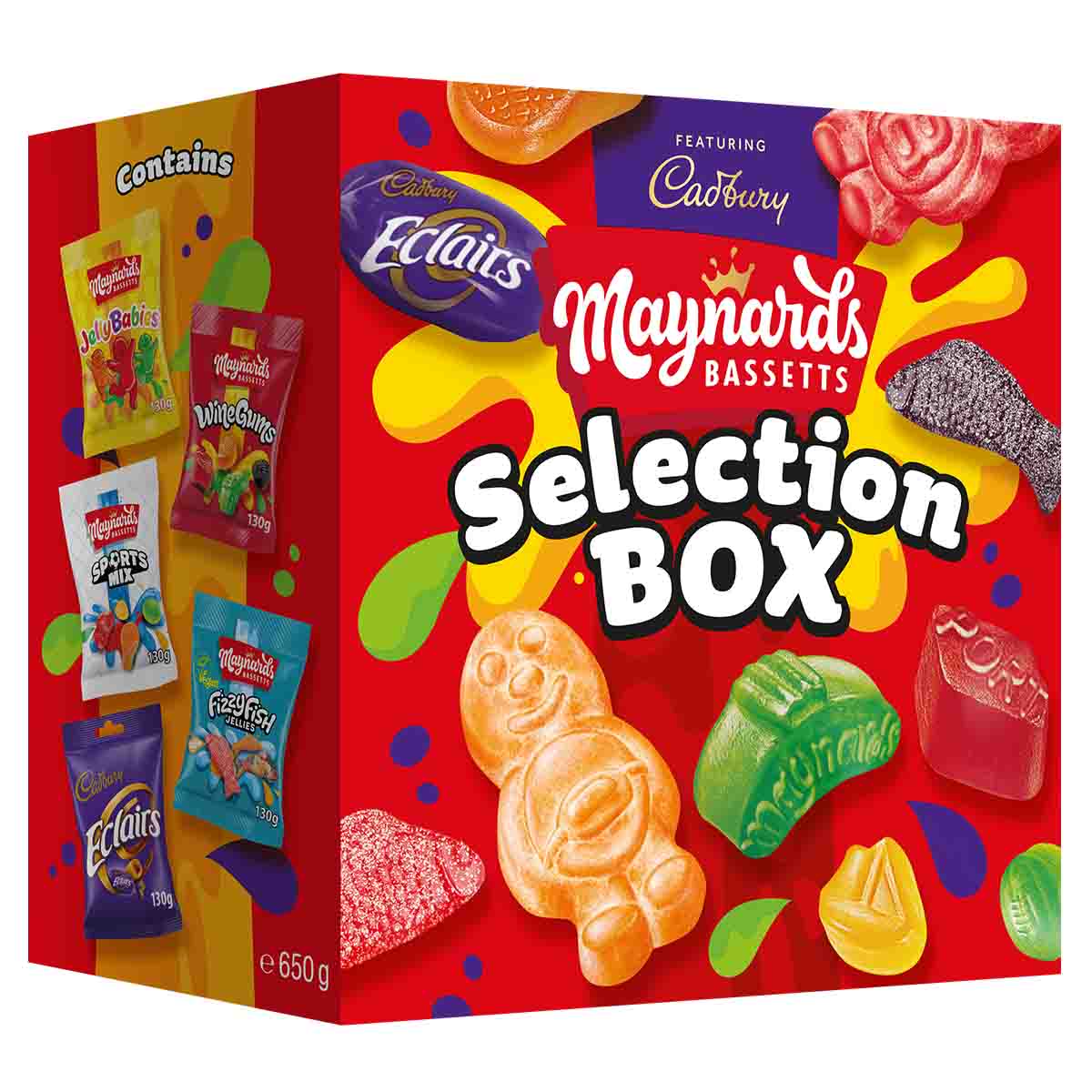 Cadbury & Maynards Bassetts Sweet Selection Box 650g