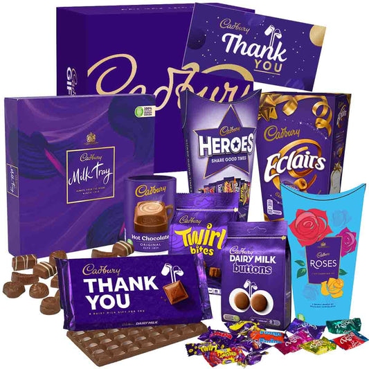 Cadbury Thank You Chocolate Sharing Hamper - Chocolate Gifts Heaven