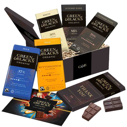 Green & Black's Thank You Dark Chocolate Gift - Chocolate Gifts Heaven