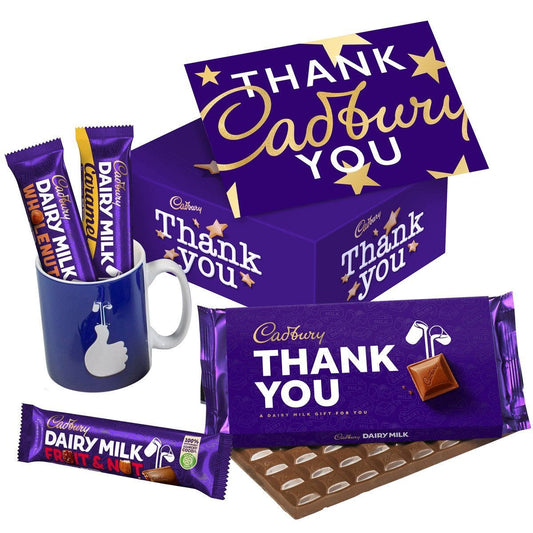 Thank You Chocolate & Mug Set - Chocolate Gifts Heaven