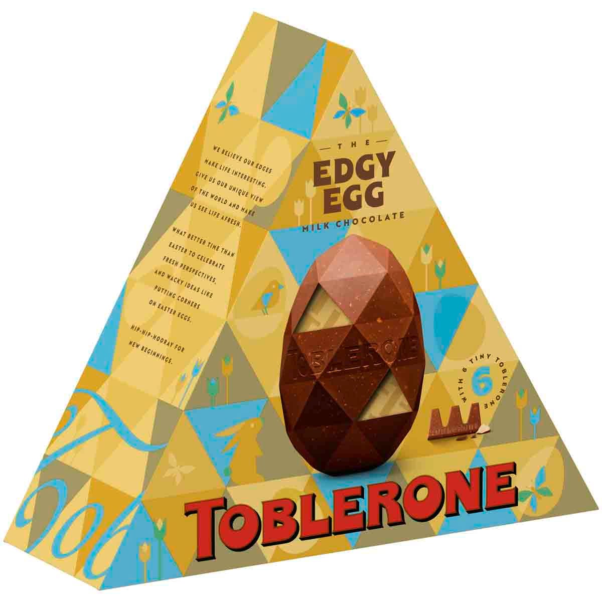 Toblerone The Edgy Egg Milk Chocolate - Chocolate Gifts Heaven
