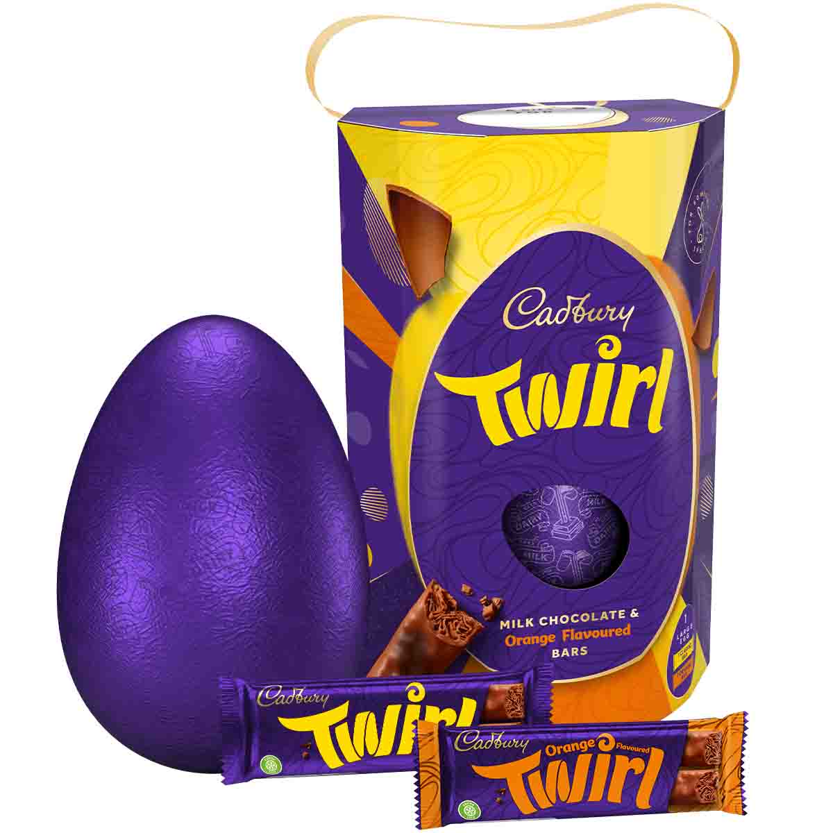Cadbury Twirl Chocolate Luxury Egg (241g) - Chocolate Gifts Heaven