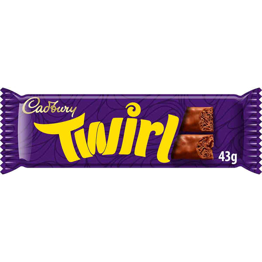 Cadbury Twirl Chocolate Bar 43g - Chocolate Gifts Heaven