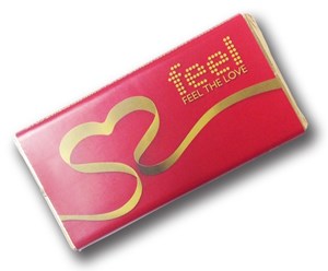 Branded Valentines Chocolate Bars 40g - Chocolate Gifts Heaven