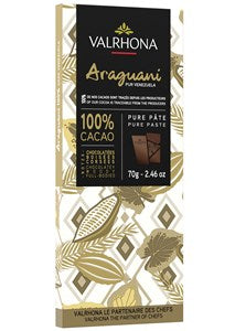 Valrhona Araguani, 100% dark chocolate bar - Chocolate Gifts Heaven