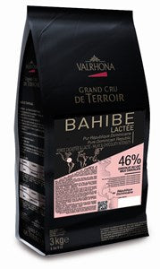 Valrhona Bahibe, 46% milk chocolate chips - Chocolate Gifts Heaven