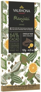Valrhona Manjari Orange 64% Dark Chocolate Bar - Chocolate Gifts Heaven