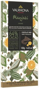 Valrhona Manjari Orange 64% Dark Chocolate Bar