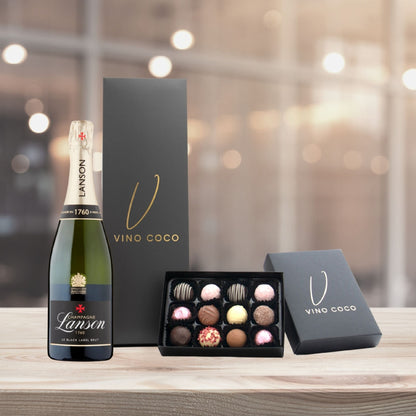 Lanson Champagne & Truffles Gift Set
