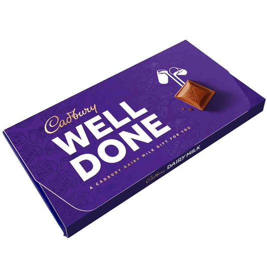 Cadbury Well Done Dairy Milk Chocolate Bar with Gift Envelope - Chocolate Gifts Heaven