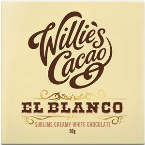Willie's El Blanco white chocolate bar - Chocolate Gifts Heaven