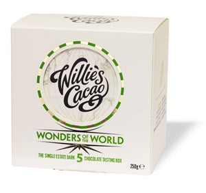 Willie's, Wonders of the World, 5 Dark Chocolate Tasting Box - Chocolate Gifts Heaven