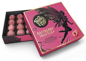 Willie's, Raspberry truffles - Chocolate Gifts Heaven