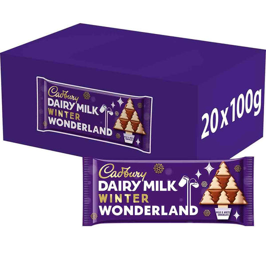 Dairy Milk Winter Edition 100g Christmas Bar (Box of 20)