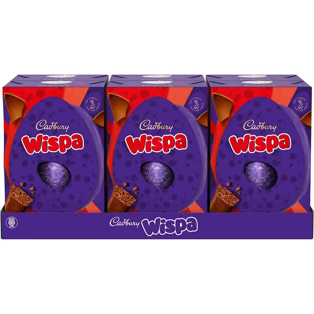 Cadbury Wispa Chocolate Easter Egg (Box of 6) - Chocolate Gifts Heaven
