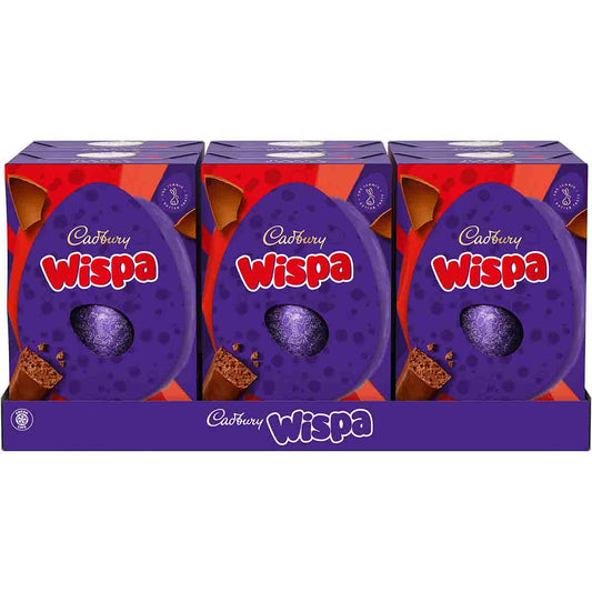 Cadbury Wispa Chocolate Easter Egg (Box of 6) - Chocolate Gifts Heaven