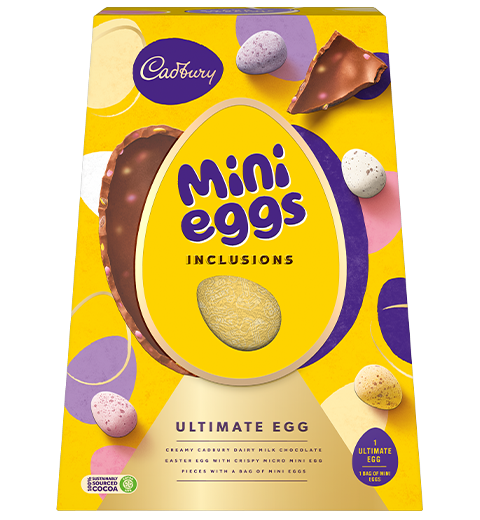 Cadbury Egg with Micro Mini Eggs Inclusions WWH Easter Egg - Chocolate Gifts Heaven