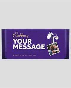 Dairy Milk 180g with sleeve Large - Chocolate Gifts Heaven