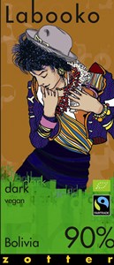Zotter, Labooko Bolivia, 90% dark chocolate bar - Chocolate Gifts Heaven