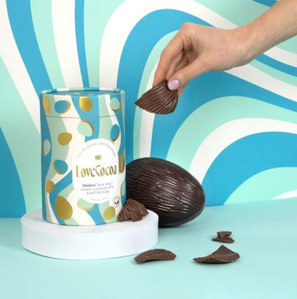 Love Cocoa Easter (Dark Sea Salt 70%) - Chocolate Gifts Heaven