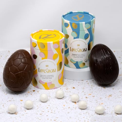 Love Cocoa Easter (Dark Sea Salt 70%) - Chocolate Gifts Heaven